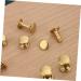 STOBOK 40 Sets Rivet Leather Belt Leather Leash Metal Trim Leather Crafts Repair Studs Mushroom Nails Bags - Buy Online on SooperMarket.com