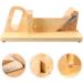 HOLIDYOYO 1pc Ham Cut Sausage Sausage Bratwurst Kitchen Cutting Tool Ham Guillotine Ground Sausage Italian Wood Sausage Metal Cutters Chopper Wooden Hot Dog - Buy Online on SooperMarket.com