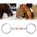 Salutuya Double Broken Water Bridle - 11.5 cm Stainless Steel Anatomical Bit for Gentle Riding - International Shipping - Buy Online on SooperMarket.com