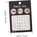 Gogogmee 4 Sheets Face Stickers Manicure Stickers Face Jewelry Gems for Hair Stickers for Nails Flat Back Embellishments Makeup Rhinestones for Eyes Eye Rhinestones Makeup Nail Gems Resin - Buy Online on SooperMarket.com