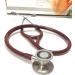Professional Burgundy Stethoscope - Cardiology Dual Sided Stainless Steel | Buy Internationally - Buy Online on SooperMarket.com