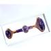 Home Decoration Amethyst Rough Face Care Massage Tool Amethyst Roller Gua Sha Massage Set Natural Jade Massager Facial Body Neck Skin Beauty Detox Full of Texture (Color : Roller and Box)