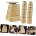15pcs Kraft Paper Vomit Bags | Light Brown Mini Trash Bags for Travel - Buy Online on SooperMarket.com