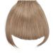 Clip in Bangs Fringe Hair Extensions Thick Full Neat Front Bangs Extension Ombre mix Hair 2 Clips on Bangs Hairpieces Accessories Light Ash Brown mix Bleach Blonde - Buy Online on SooperMarket.com