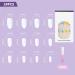 Buy Luvadeyo 24 PCs Press on Nails - Medium Almond Stiletto Fake Nails with Glue | Acrylic Nails for Women & Girls - Fast International Shipping - Buy Online on SooperMarket.com
