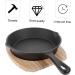 Frying Pan Japanese Frying Pot Outdoor Cooker Breakfast Griddle BBQ Grill Pan Iron Skillet Frying Pan Cooking Utensils Pan Camping Pots Mini Pan Japan (Color : 14cm Size : 24X15.5X3CM) 24X15.5X3CM 14cm - Buy Online on SooperMarket.com