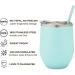 Personalized Insulated Wine Tumbler - Adventure Awaits - Mint - 12 oz - Buy Online on SooperMarket.com