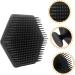 Buy NOLITOY Silicone Hair Massage Brush & Bath Scrubber - Exfoliate & Relax Anywhere - Buy Online on SooperMarket.com