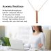 Mindful Breathing Necklace Necklace Stainless Steel Reduces Stress Portable Anxiety Whistle for Women and Men Mindfulness Deep Tool Relief Relaxation Meditation Calming Down Panic Attack(Rose Gold) - Buy Online on SooperMarket.com