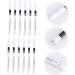 HAPINARY 48 Pcs Eyeliner Pencil Sweat Resistant Liquid Eyeliner Liquid Eyeshadow White Marker Pen Wooden Pole - Buy Online on SooperMarket.com