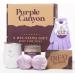 Purple Canyon Spa Gift Box for Women - Relaxing Lavender Stress Relief | All Natural | 6 Piece Set - Buy Online on SooperMarket.com