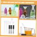 WOONEKY 9 Set Empty Mascara Bottle Eyelash Cream Tube Eyelash Growth Oil Bottle Tube Bottle Abs Transparent - Buy Online on SooperMarket.com
