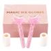 Ice Globes -Tighten Skin and Reduce Puffiness Facial Ice Globes-Cold or Hot Skin Massagers Globe Ice Globes for Facials Face Ice Globes Enhance Circulation (Pink)