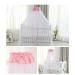 CdyBox Pink Mosquito Net Canopy for Kids - Breathable Crib Bed Curtains for Bedroom Decor - Buy Online on SooperMarket.com