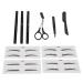Professional Eyebrow Care Set - Trim Tweezers Scissors & Razor for Men & Women | Portable All-in-One Kit - Buy Online on SooperMarket.com