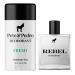 Pete & Pedro FRESH Deodorant 2.65 oz & REBEL Eau de Parfum 3.4 oz Combo - Natural Aluminum-Free Deodorant for Long-Lasting Freshness | Bold Citrus & Woody Fragrance for a Lasting Impression