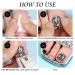 RODAKY Glossy White Press On Toe Nails for Women - 24PCS Fashion False Toenail Full Cover Acrylic Foot Nails - Buy Online on SooperMarket.com