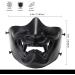 Airsoft Protective Half Face Mask for Halloween Cosplay - Tactical Prajna Face Hannya Oni Demon Knight Design - Buy Online on SooperMarket.com