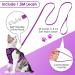 Breakproof Cat Leash Set with Adjustable Reflective Vest & Dishes for Small Kittens - Purple XS - Buy Online on SooperMarket.com