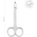 Titania Footnail Scissors (11cm) - Extra Sharp Stainless Steel Nail Scissors for Foot Care & Pedicure - Buy Online on SooperMarket.com