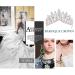 Tgirls Baroque Bridal Wedding Crown Princess Tiara Rhinestone Headband - Silver - Buy Online on SooperMarket.com
