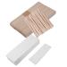Angoily 400pcs Disposable Beauty Bar Spatula Medium Wooden Wax Scraper Wax Stick Suite Natural Birch