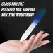 3 Pack Premium Crystal Glass Nail File Set in Pouch - Green Series - Buy Online on SooperMarket.com