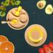 Bamboo Baby Weaning Set - Suction Bowl, Plate, Spoon & Fork in Yellow - Buy Online on SooperMarket.com