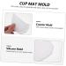 LALAFINA 12 Pcs Heart Diamond Mold Cup Mat Mold Food Serving Plate Mold Tray Set up Crystal Epoxy As Shownx3pcs 7.5X6cmx3pcs - Buy Online on SooperMarket.com