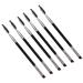 6pcs Eyebrow Brush Set - Eyebrow Spoolie Angled Brush & Mascara Grooming Tool for Perfect Eyebrows | Shop Internationally - Buy Online on SooperMarket.com