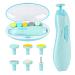 Lupantte Electric Baby Nail Trimmer with Light and 6 Grinding Pads - Safe Nail File and Clippers for Newborns, Infants, Toddlers, Kids and Adults - Green - Buy Online on SooperMarket.com