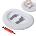 Pool Foot Bath | Portable Pool Foot Wash Basin Tub White Inflatable Pool Basin Tub with Pump Portable Swimming Pool Footbath for Pool and Beach
