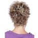 Chic Women Short Wig | 100% Human Hair Real Hair Wig for Cosplay & Parties | Fashionable Wave-Shaped Style - Buy Online on SooperMarket.com