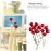 ABOOFAN 432 Pcs Diy Foam Red Fruit Berry Fall Berries for Crafts Red Berries Nativity Decor Faux Berries Branches Christmas Tree Filler Christmas Craft Wreath Pick Artificial Accessories - Buy Online on SooperMarket.com