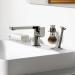 Linkidea Shaver Kit Storage Stand - Stainless Steel Holder for Safety Razor & Shaving Brush | Perfect for Bathroom & Shower | Compatible with Manual Razors (Silver - Buy Online on SooperMarket.com