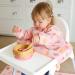 Bibetta Wipeezee Premium Baby Weaning Bibs | Waterproof Coverall Bibs for Toddler Boy Girl | Eco-Friendly & Durable | Pink - Yummy Treats - Buy Online on SooperMarket.com