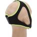 Adjustable Anti-Snore Chin Strap - Breathable Sleep Aid in Black with Fluorescent Green Edge - Buy Online on SooperMarket.com