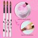 Saviland 3pcs Acrylic Nail Brushes & 2pcs Dappen Dish Set - Professional Nail Art Tools - Buy Online on SooperMarket.com