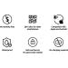 Social Master NFC Business Card - Instant Contact and Social Media Sharing - Gray - iOS and Android Compatible - Buy Online on SooperMarket.com