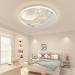 Buy Ahxiaozn LED Star Moon Ceiling Lamp for Kids | Dimmable Remote Control | 50cm White Bedroom Light | Perfect for Girls & Boys Rooms - Buy Online on SooperMarket.com
