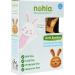 Nohla Baby Weaning Suction Plate - Billie the Bunny - Cherry - 100% Bamboo & FDA Silicone - Spill-Proof Base - BPA-Free - Ideal for 6 Months - Buy Online on SooperMarket.com