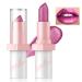 Metallic Pink Lipstick Long Lasting High Shine Glitter Diamond Creamy Lipstick Transfer Proof Shimmer High Impact Lip Color Full Coverage Non Stick Cup Lightweight Lip Makeup for Women#2
