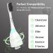 Charcoal Whitening Toothbrush Heads for Philips Sonicare E-Series - Replacement Brush Head for Essence Electric Toothbrush - Sonic Care Compatible - Buy Online on SooperMarket.com