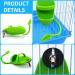2Pcs Bird Parrot Cuttlebone Holder Set with Perch Stand Universal Bird Feeding Racks Cuttlefish Bone with Holder for Bird Food Supplies Vegetable Fruit Container green - Buy Online on SooperMarket.com