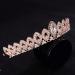 Rose Gold Rhinestone Crystal Tiara Crown for Women - Ideal for Birthday, Pageant, Wedding, or Prom - Buy Online on SooperMarket.com