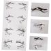 Healeved 4 Pairs Halloween Eyeliner Stickers Red Eyeshadow Stickers Girl Stickers Face Decals Pvc Black - Buy Online on SooperMarket.com