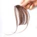 Hair Clip in Bangs Wispy Human Hair Bangs Hairpieces for Women Fringe Neat Faker Bangs with Temples Hairpieces for Party and Daily Wear(Wispy Bangs Dark Brown) Wispy Bangs Dark Brown - Buy Online on SooperMarket.com