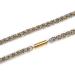 EnerMagiX Titanium Steel Magnetic Necklace for Women and Men - Father's Day Gift (Silver-Gold) - Buy Online on SooperMarket.com