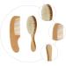 FRCOLOR 1 Set Shampoo Brush & Baby Bath Massager Combo - Soft Bristle Head Scrubber & Beech Baby Comb | Barber & Shower Hair Scalp Brush - Buy Online on SooperMarket.com