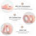 FRCOLOR Eyelash Tape - 5 Rolls Non-Woven Sensitive Tape for Beauty Salons | International Shipping Available - Buy Online on SooperMarket.com